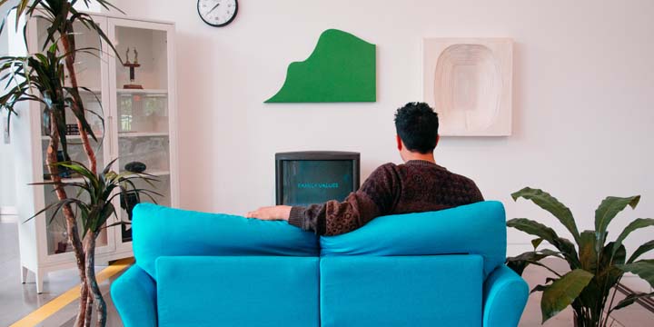 Wanting to watch TV alone can be a sign that stress is affecting your social life.